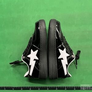 black bapesta low size 10